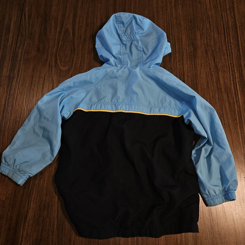 GAP Kids Blue and Black Raincoat Size 5